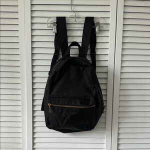 Black Mini Herschel Backpack With Gold Hardware